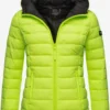 Marikoo Vestes Dextérieur Veste Fonctionnelle Femme Vert Fluo