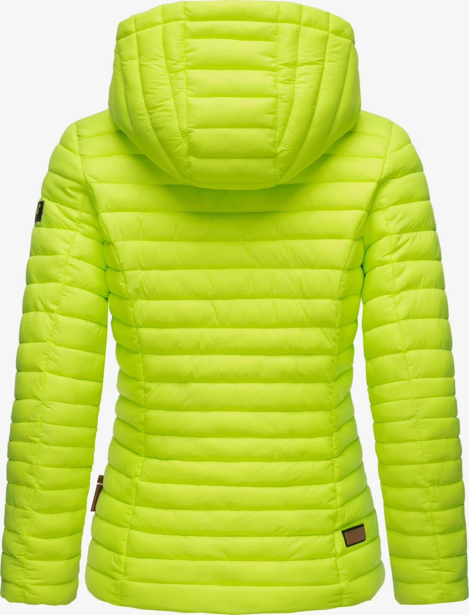 Marikoo Vestes De Mi-saison Veste Mi-saison Asraa Femme Vert Fluo 3 Marikoo Vestes De Mi-saison Veste Mi-saison Asraa Femme Vert Fluo – Image 3
