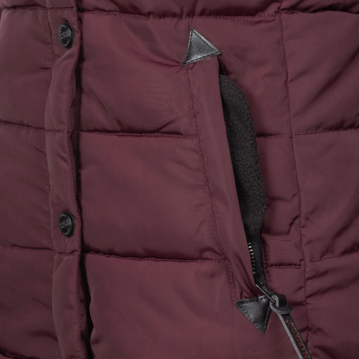 Marikoo Vestes Dhiver Veste D’hiver Lotusblüte Femme Bourgogne 6 Marikoo Vestes Dhiver Veste D’hiver Lotusblüte Femme Bourgogne – Image 6