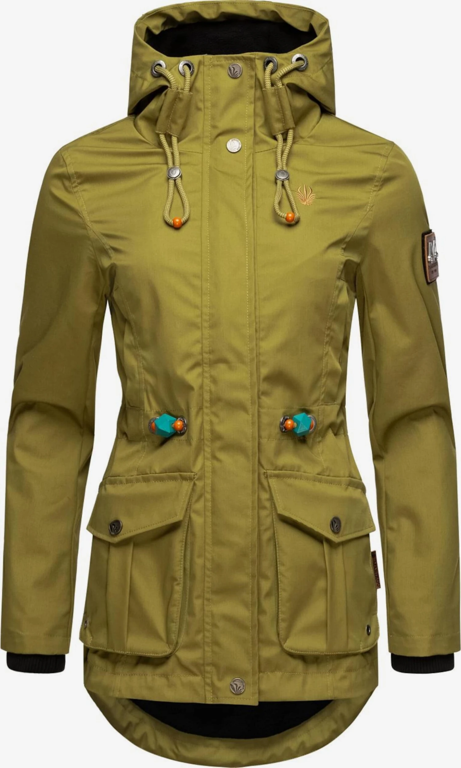 Marikoo Vestes De Mi-saison Veste Mi-saison Babetaa Femme Olive 1 Marikoo Vestes De Mi-saison Veste Mi-saison Babetaa Femme Olive