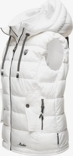 Marikoo Vestes Sans Manches Gilet Taisaa Femme Blanc -Marikoo b72c59c516d980f0c2fd8f9ffbf1f189 scaled