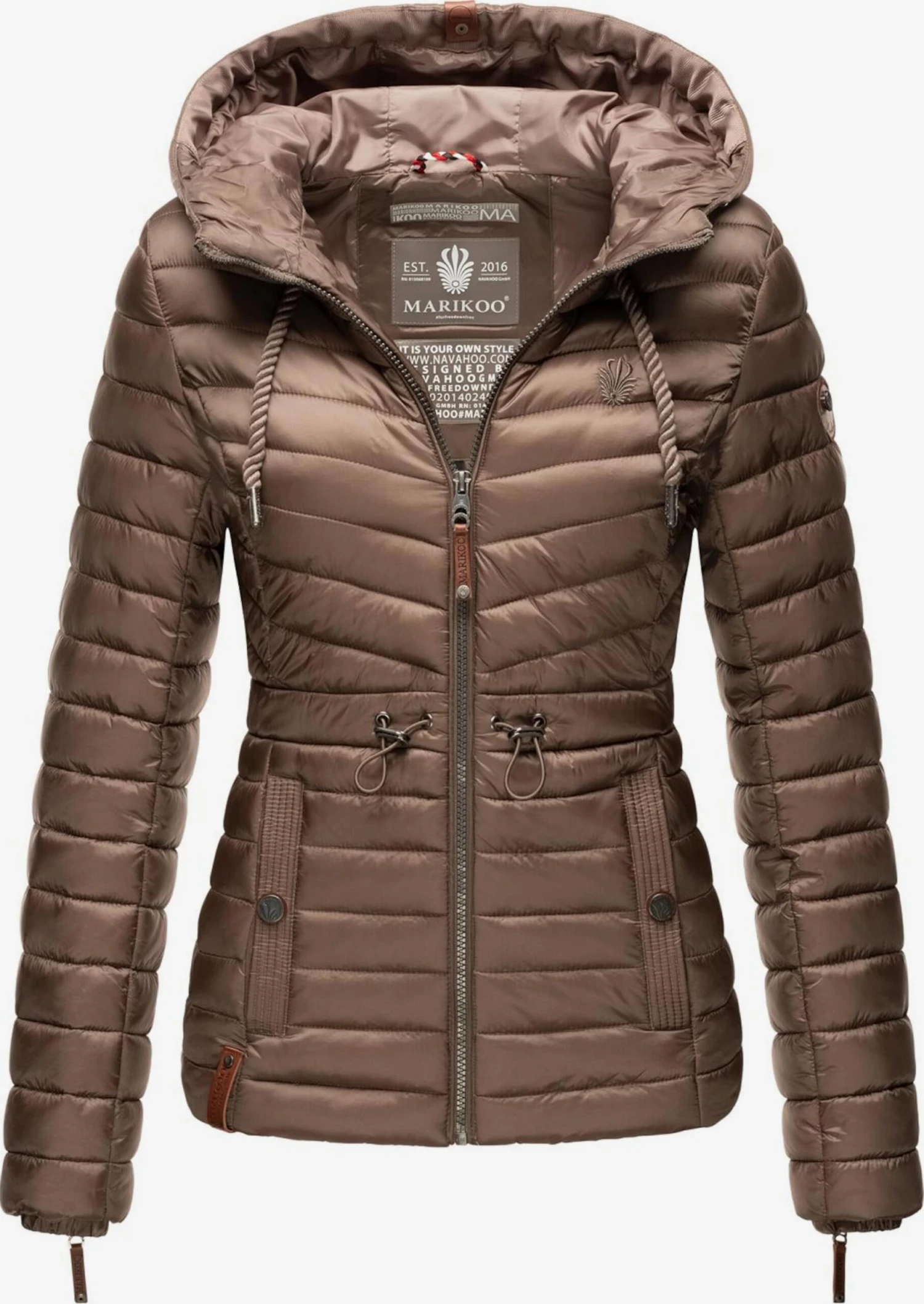 Marikoo Vestes De Mi-saison Veste Mi-saison Aniyaa Femme Bronze 1 Marikoo Vestes De Mi-saison Veste Mi-saison Aniyaa Femme Bronze