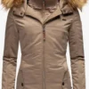 Marikoo Manteaux Dhiver Manteau D’hiver Sanakoo Femme Noisette