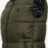 Marikoo Vestes Sans Manches Gilet Eisflöckchen Femme Olive