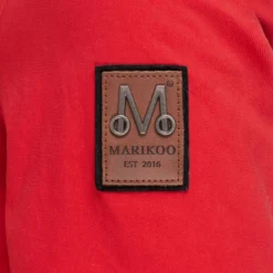 Marikoo Vestes Dhiver Veste D’hiver Bikoo Femme Rouge -Marikoo b931de13ba86a7854423a9420a540c98