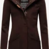 Marikoo Manteaux Dhiver Manteau D’hiver Maikoo Femme Chocolat