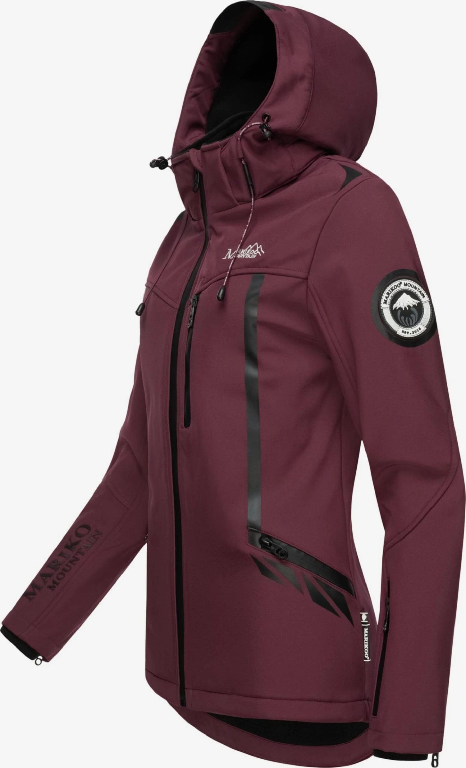 Marikoo Vestes Dhiver Veste D’hiver Femme Bordeaux 2 Marikoo Vestes Dhiver Veste D’hiver Femme Bordeaux – Image 2