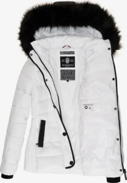 Marikoo Vestes Dhiver Veste D’hiver Unique Femme Blanc -Marikoo bf1fe8474bf823e7b383f129c5e236db scaled