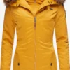 Marikoo Manteaux Dhiver Manteau D’hiver Sanakoo Femme Jaune Dor
