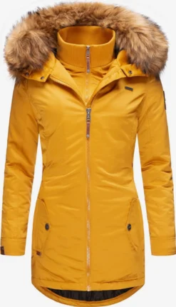 Marikoo Manteaux Dhiver Manteau D’hiver Sanakoo Femme Jaune Dor