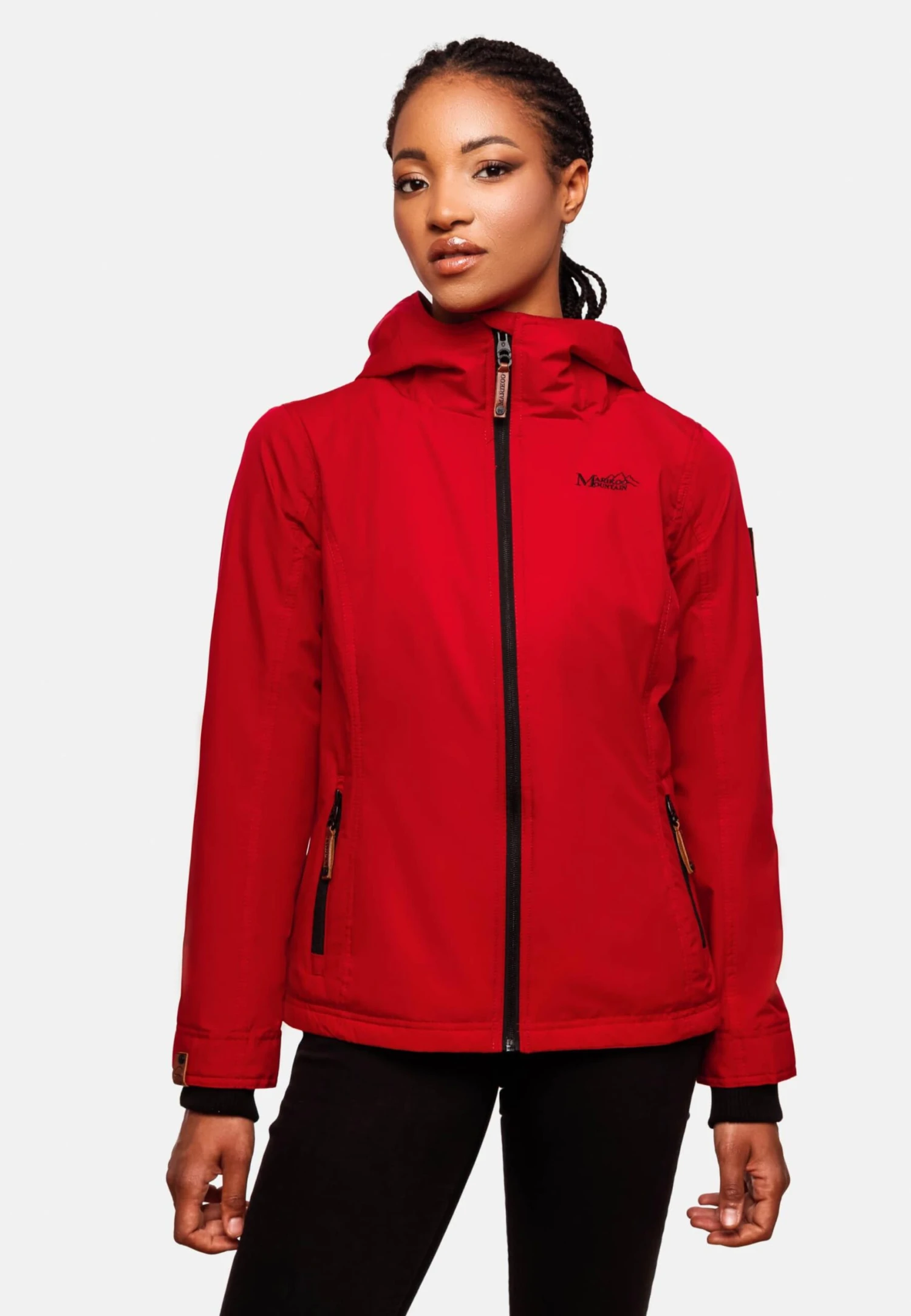 Marikoo Vestes De Mi-saison Veste Mi-saison Brombeere Femme Rouge 5 Marikoo Vestes De Mi-saison Veste Mi-saison Brombeere Femme Rouge – Image 5