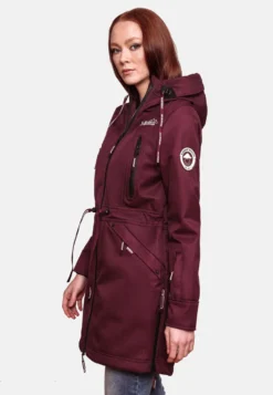 Marikoo Parkas Parka Mi-saison Femme Bordeaux -Marikoo c254305d9069fd3c70f57c75b8dececc scaled