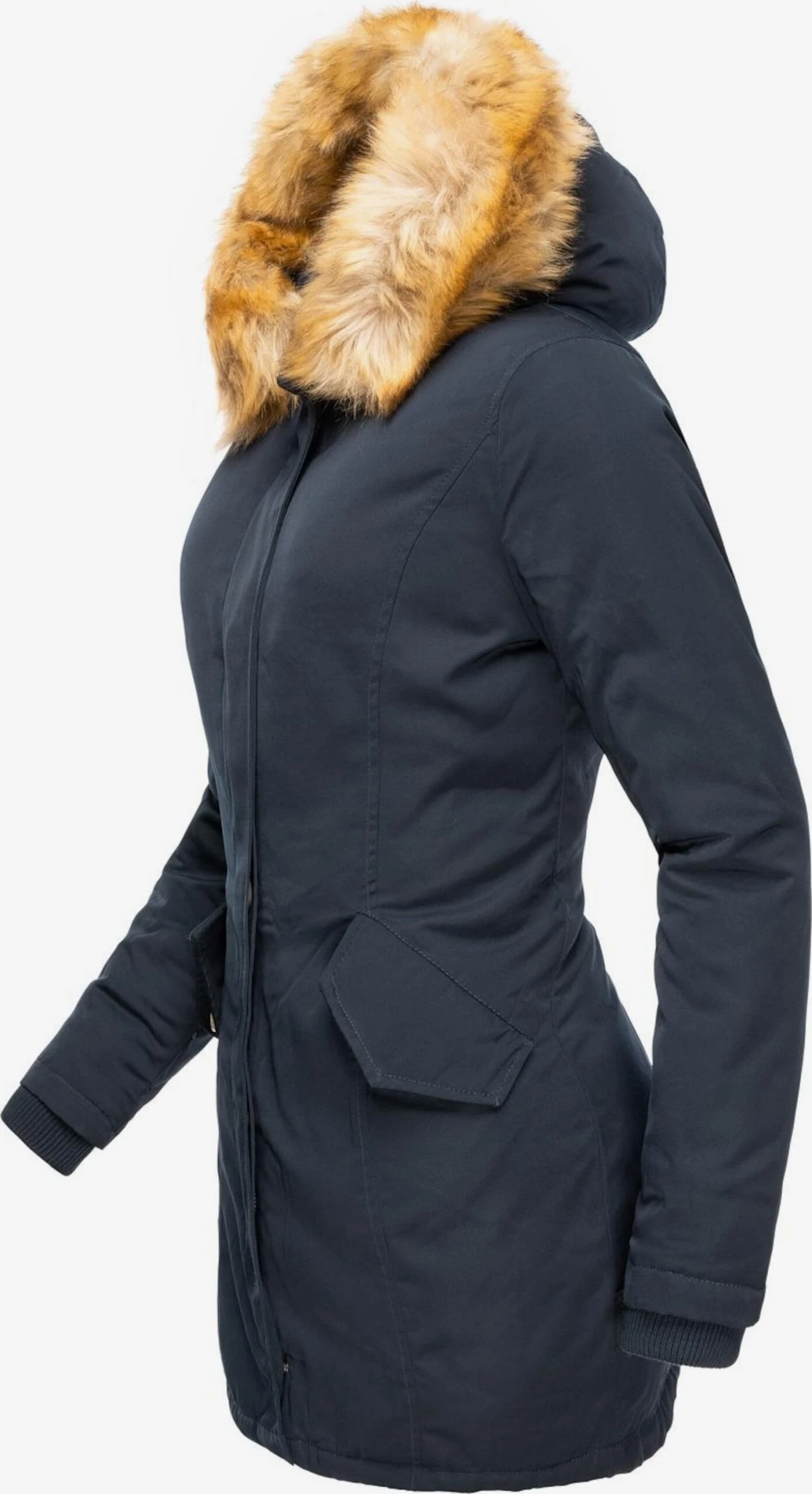 Marikoo Parkas Parka D’hiver Karmaa Femme Bleu Marine 4 Marikoo Parkas Parka D’hiver Karmaa Femme Bleu Marine – Image 4