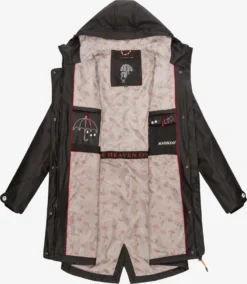 Marikoo Manteaux De Pluie Manteau Fonctionnel Femme Noir -Marikoo c4d664e31c871b4a22c0cbd1a558cb42 scaled