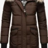 Marikoo Manteaux Dhiver Manteau D’hiver Chaskaa Femme Chocolat