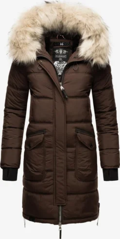 Marikoo Manteaux Dhiver Manteau D’hiver Chaskaa Femme Chocolat