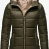 Marikoo Vestes Dhiver Veste D’hiver Leandraa Femme Kaki