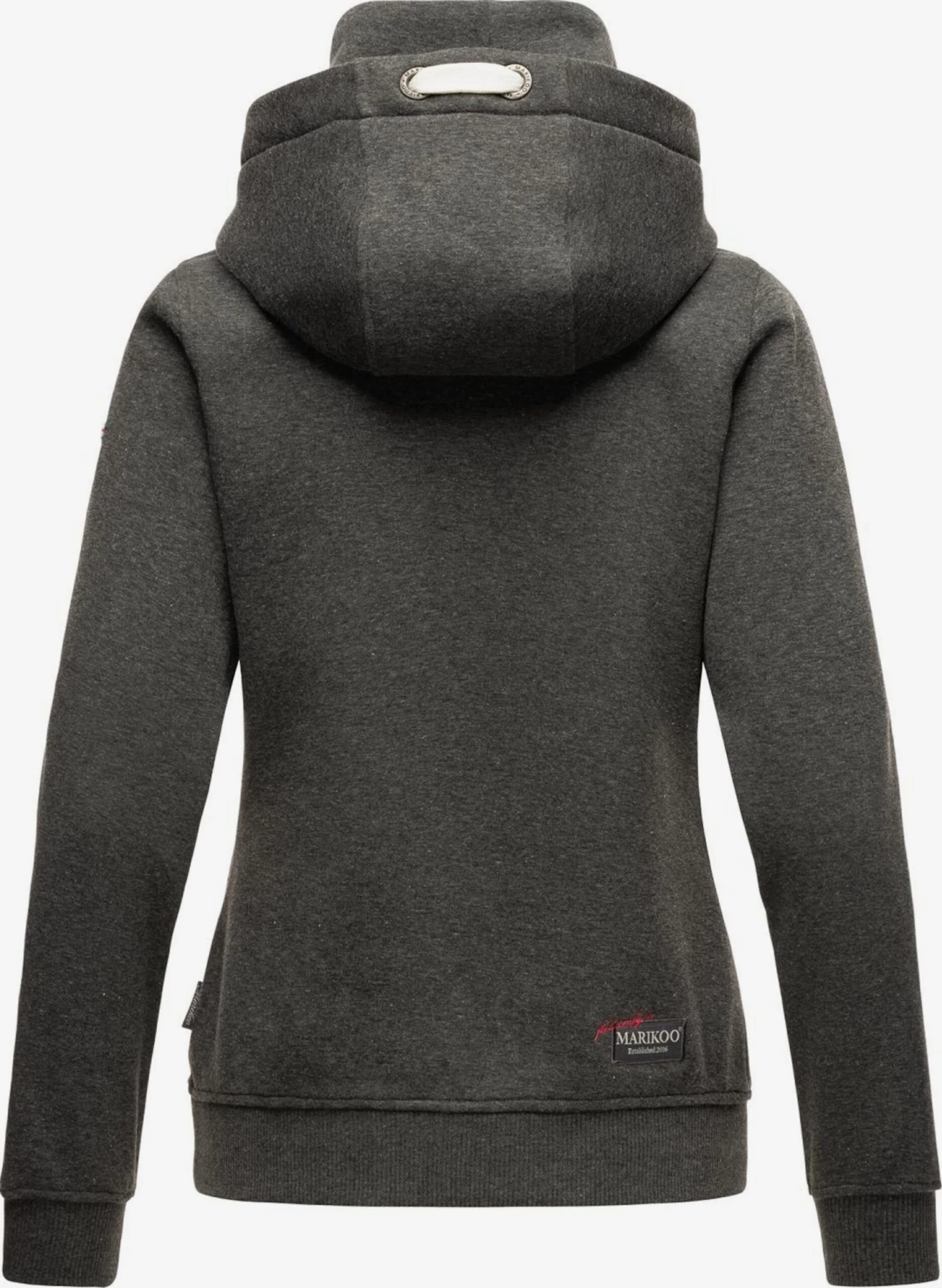 Marikoo Sweats à Capuche Sweat-shirt Chihiroo Femme Gris Foncé 4 Marikoo Sweats à Capuche Sweat-shirt Chihiroo Femme Gris Foncé – Image 4