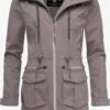 Marikoo Vestes Dextérieur Veste Fonctionnelle Ulissaa Femme Taupe