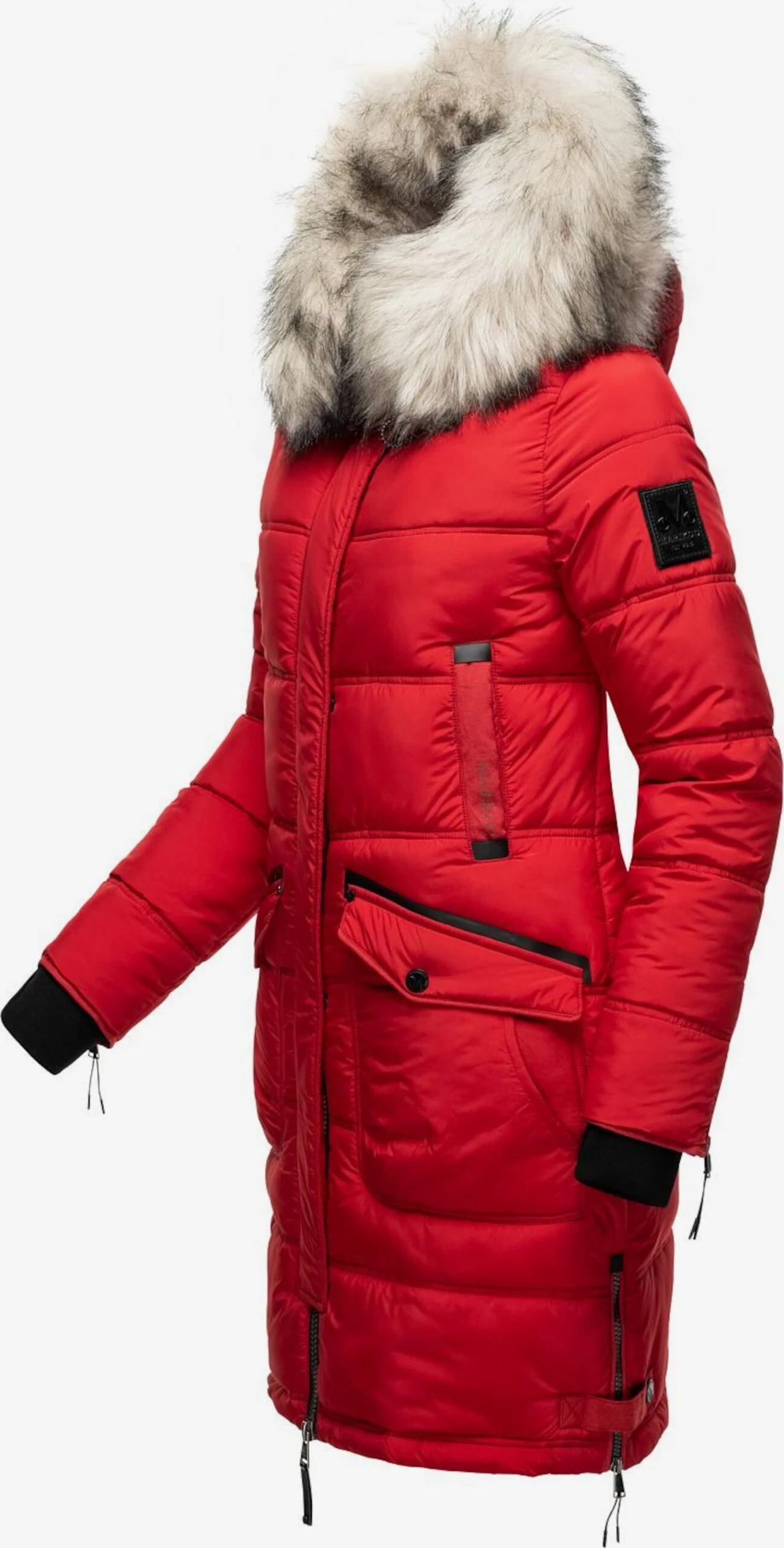 Marikoo Manteaux Dhiver Manteau D’hiver Chaskaa Femme Rouge 2 Marikoo Manteaux Dhiver Manteau D’hiver Chaskaa Femme Rouge – Image 2
