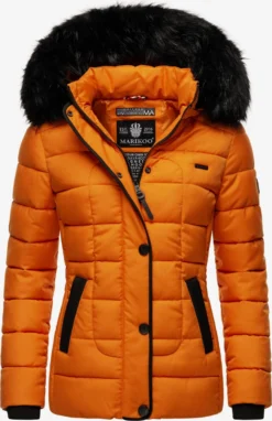 Marikoo Vestes Dhiver Veste D’hiver Unique Femme Orange