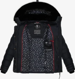 Marikoo Vestes Dhiver Veste D’hiver Qesra Femme Bleu Nuit -Marikoo cb859cef07c29f4ffbe13b259bc04616