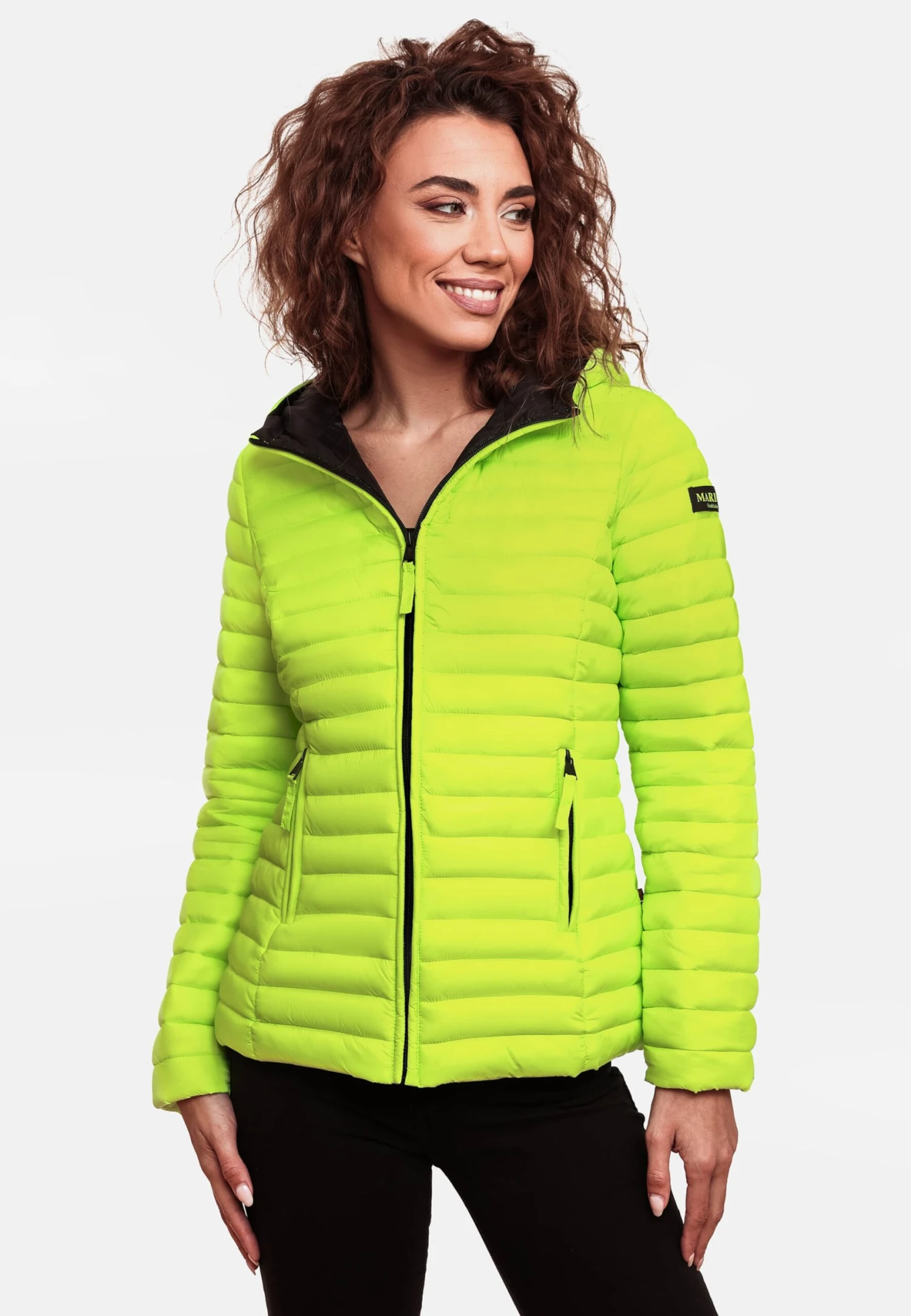 Marikoo Vestes De Mi-saison Veste Mi-saison Asraa Femme Vert Fluo 6 Marikoo Vestes De Mi-saison Veste Mi-saison Asraa Femme Vert Fluo – Image 6