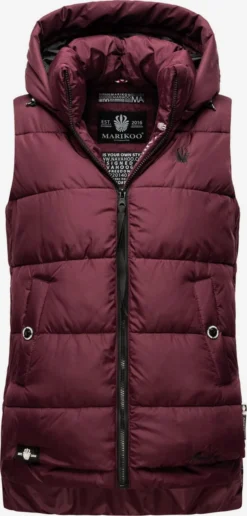 Marikoo Vestes Sans Manches Gilet Zarinaa Femme Bordeaux
