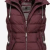 Marikoo Vestes Sans Manches Gilet Taisaa Femme Bordeaux