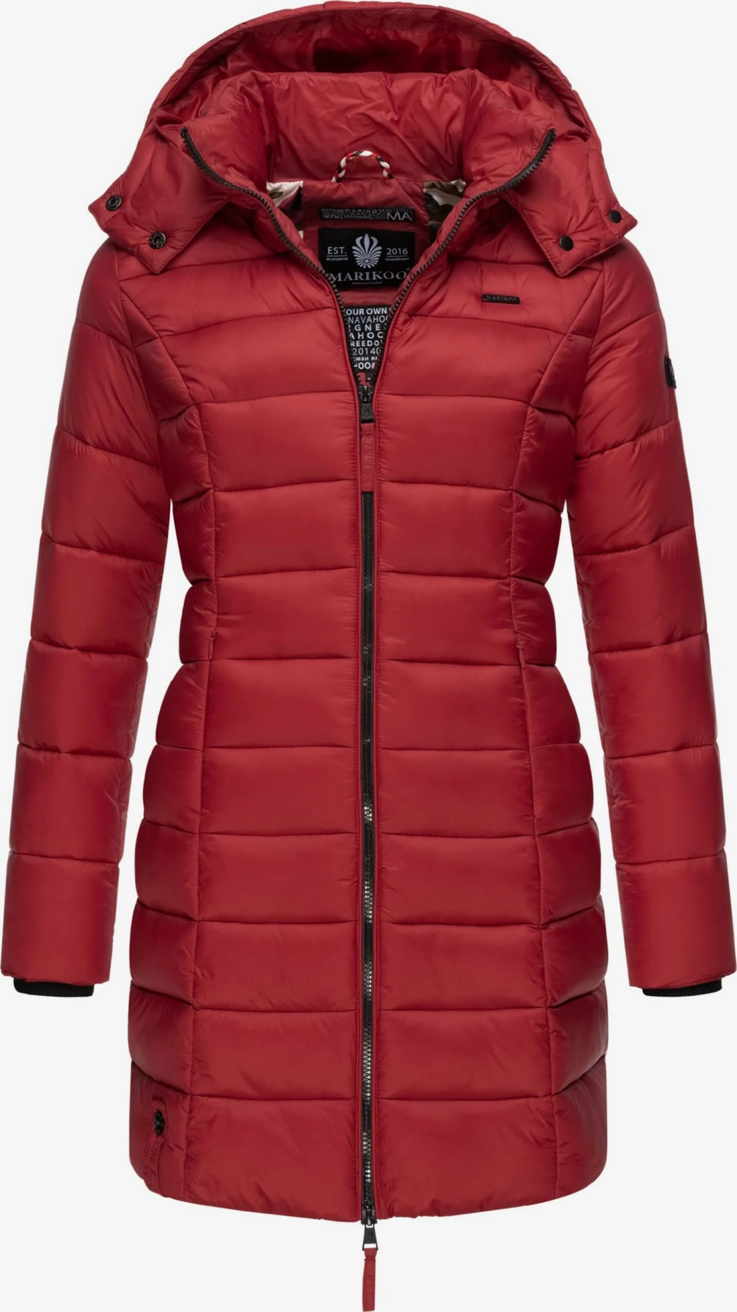 Marikoo Manteaux Courts Manteau D’hiver Abendsternchen Femme Rouge Sang 1 Marikoo Manteaux Courts Manteau D’hiver Abendsternchen Femme Rouge Sang