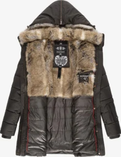 Marikoo Manteaux Courts Manteau D’hiver Femme Gris Basalte -Marikoo d1dec553e2a002037a1badc0d93f1726 scaled