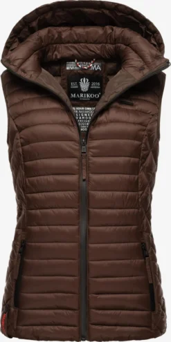 Marikoo Vestes Sans Manches Gilet Hasenpfote Femme Chocolat 7 Marikoo Vestes Sans Manches Gilet Hasenpfote Femme Chocolat -Marikoo d4c6c5a82e445eef53fcd5a26a451154 scaled