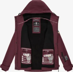 Marikoo Vestes De Mi-saison Veste Mi-saison Kleine Zicke Femme Rouge / Bordeaux -Marikoo d663ebb95c6c806cb1e4f51621108932