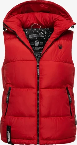 Marikoo Vestes Sans Manches Gilet Eisflöckchen Femme Rouge -Marikoo d6d6a2c5f092148c0d6df27ce034348b scaled