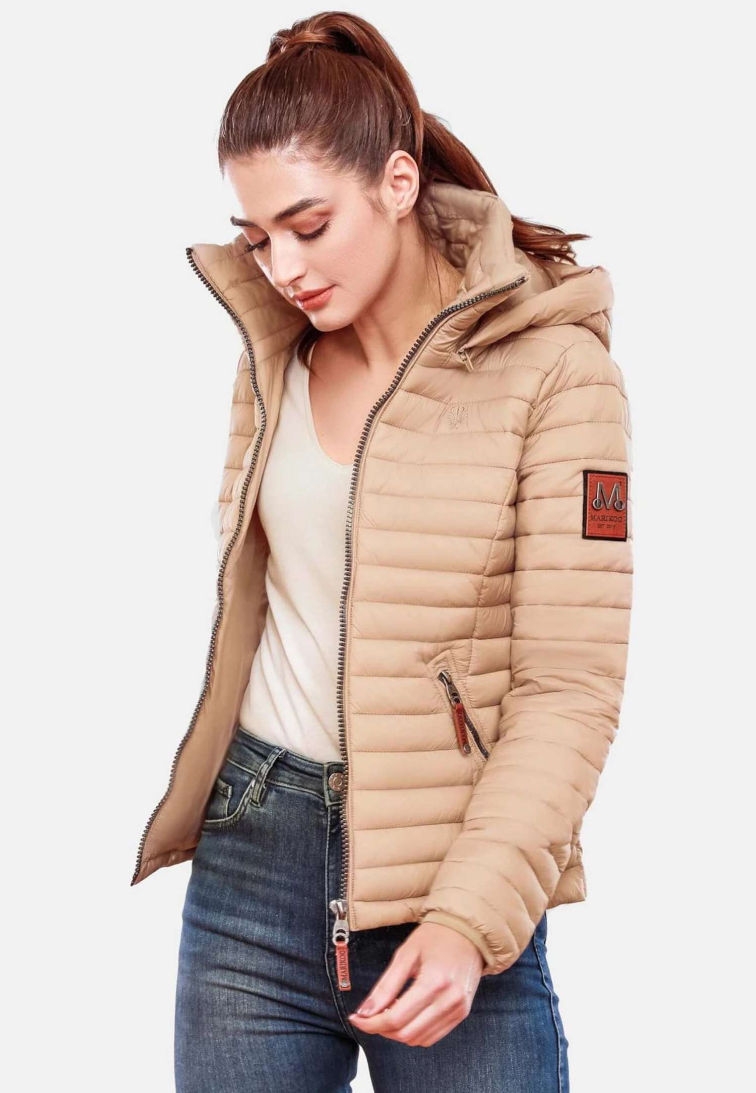 Marikoo Vestes De Mi-saison Veste Mi-saison Löwenbaby Femme Noisette 7 Marikoo Vestes De Mi-saison Veste Mi-saison Löwenbaby Femme Noisette – Image 7