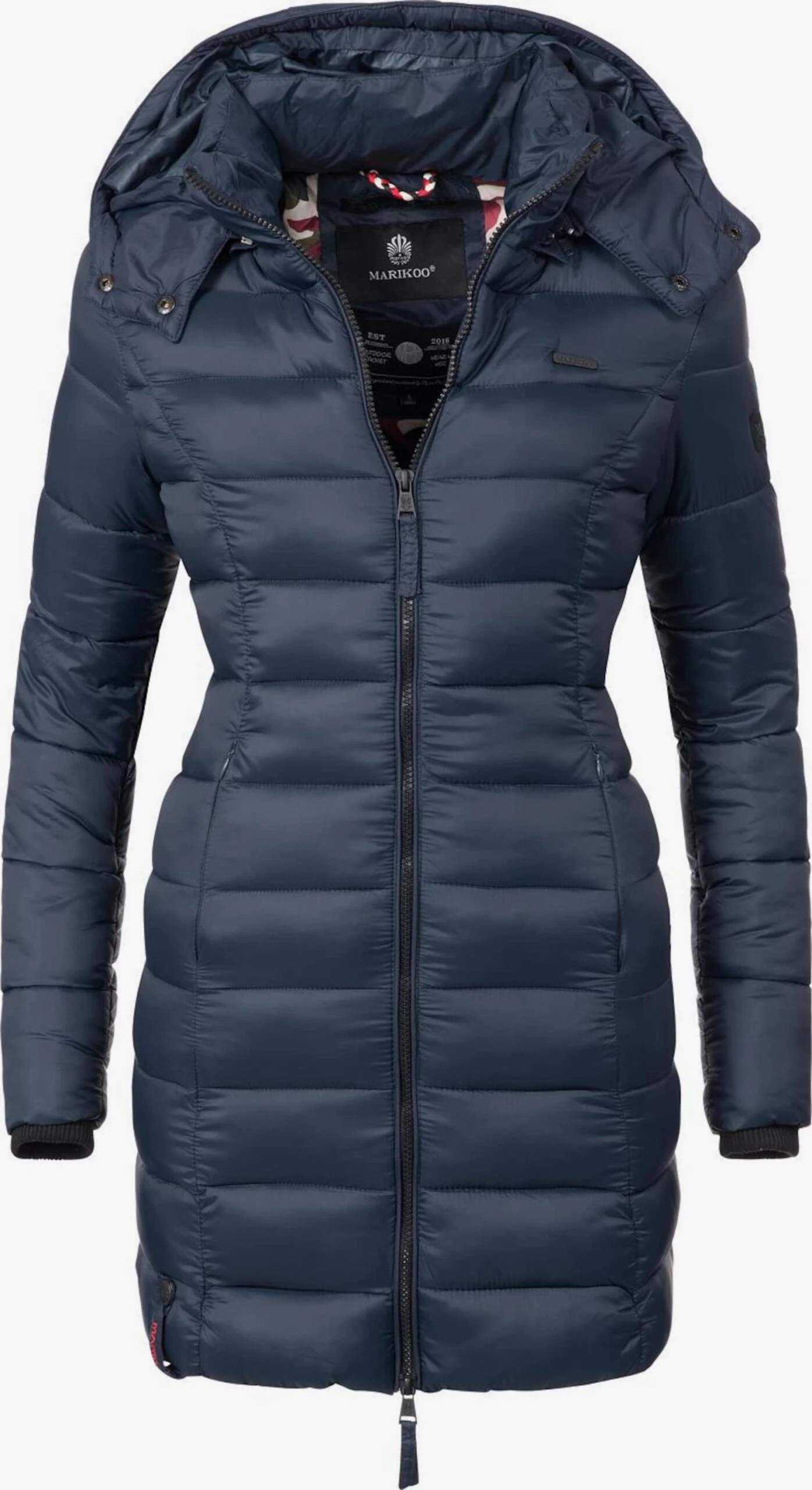 Marikoo Manteaux Courts Manteau D’hiver Abendsternchen Femme Bleu Nuit 1 Marikoo Manteaux Courts Manteau D’hiver Abendsternchen Femme Bleu Nuit