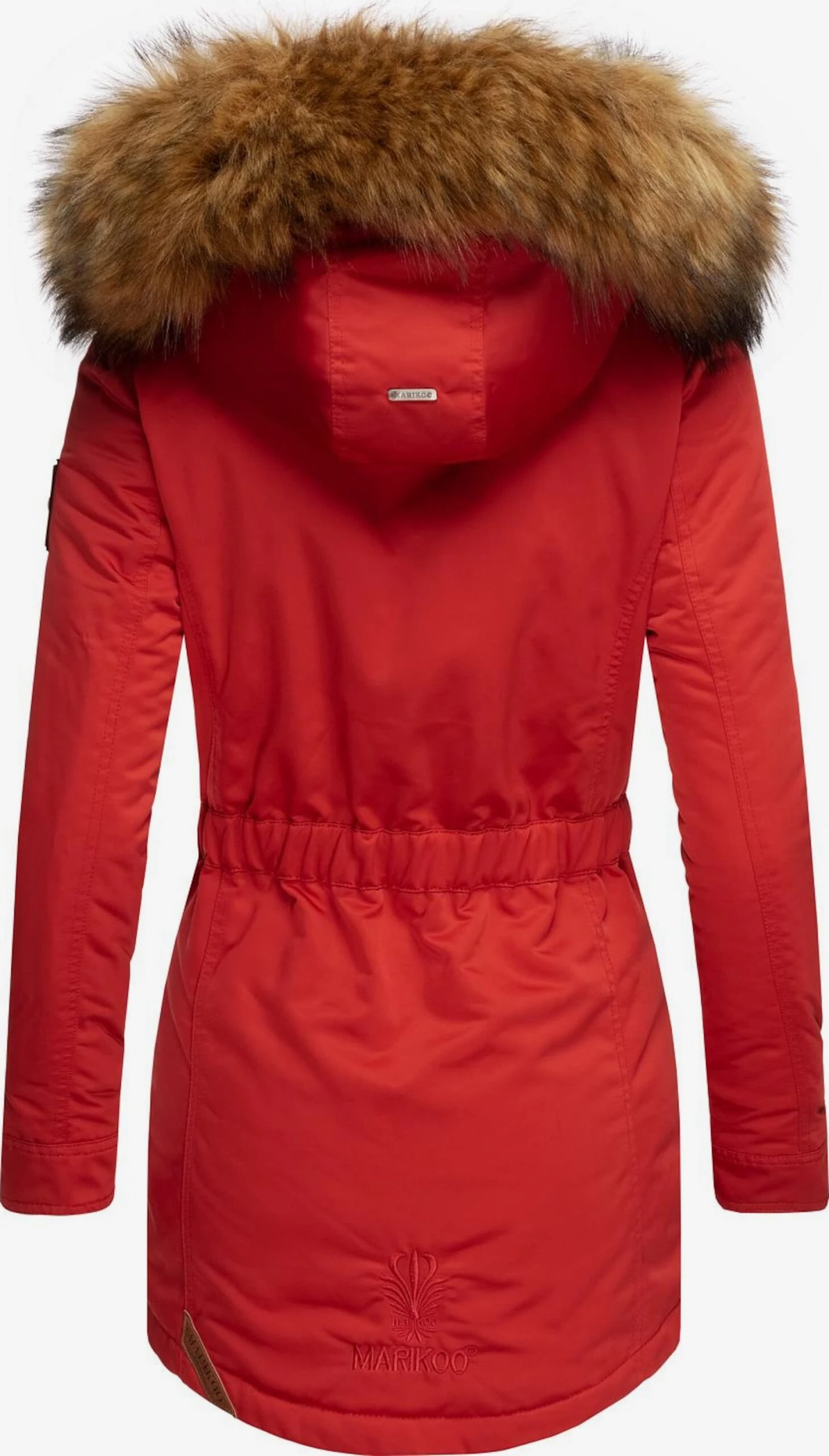 Marikoo Manteaux Dhiver Manteau D’hiver Sanakoo Femme Rouge 3 Marikoo Manteaux Dhiver Manteau D’hiver Sanakoo Femme Rouge – Image 3