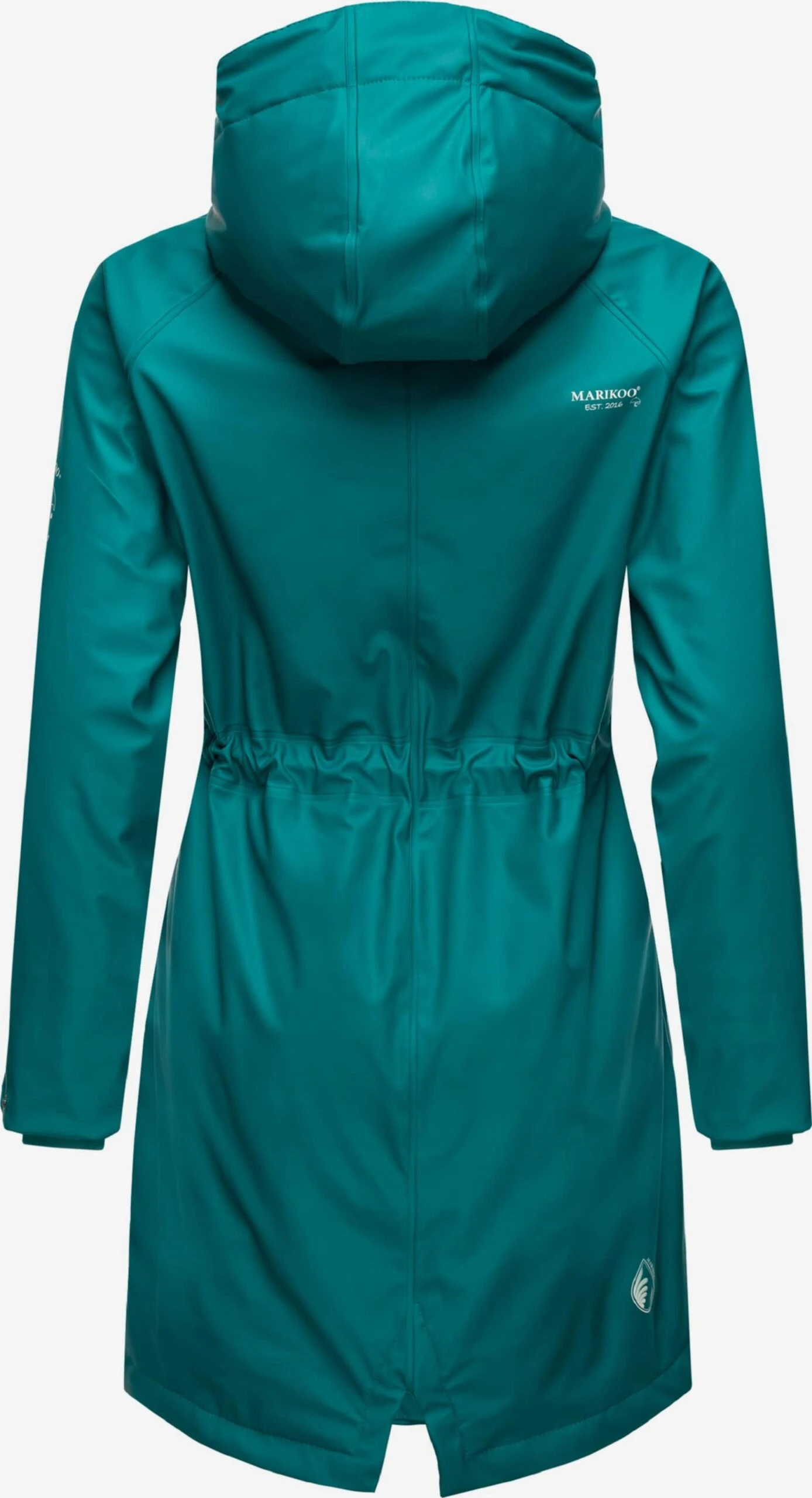 Marikoo Manteaux De Pluie Manteau Fonctionnel Femme Vert Foncé 3 Marikoo Manteaux De Pluie Manteau Fonctionnel Femme Vert Foncé – Image 3