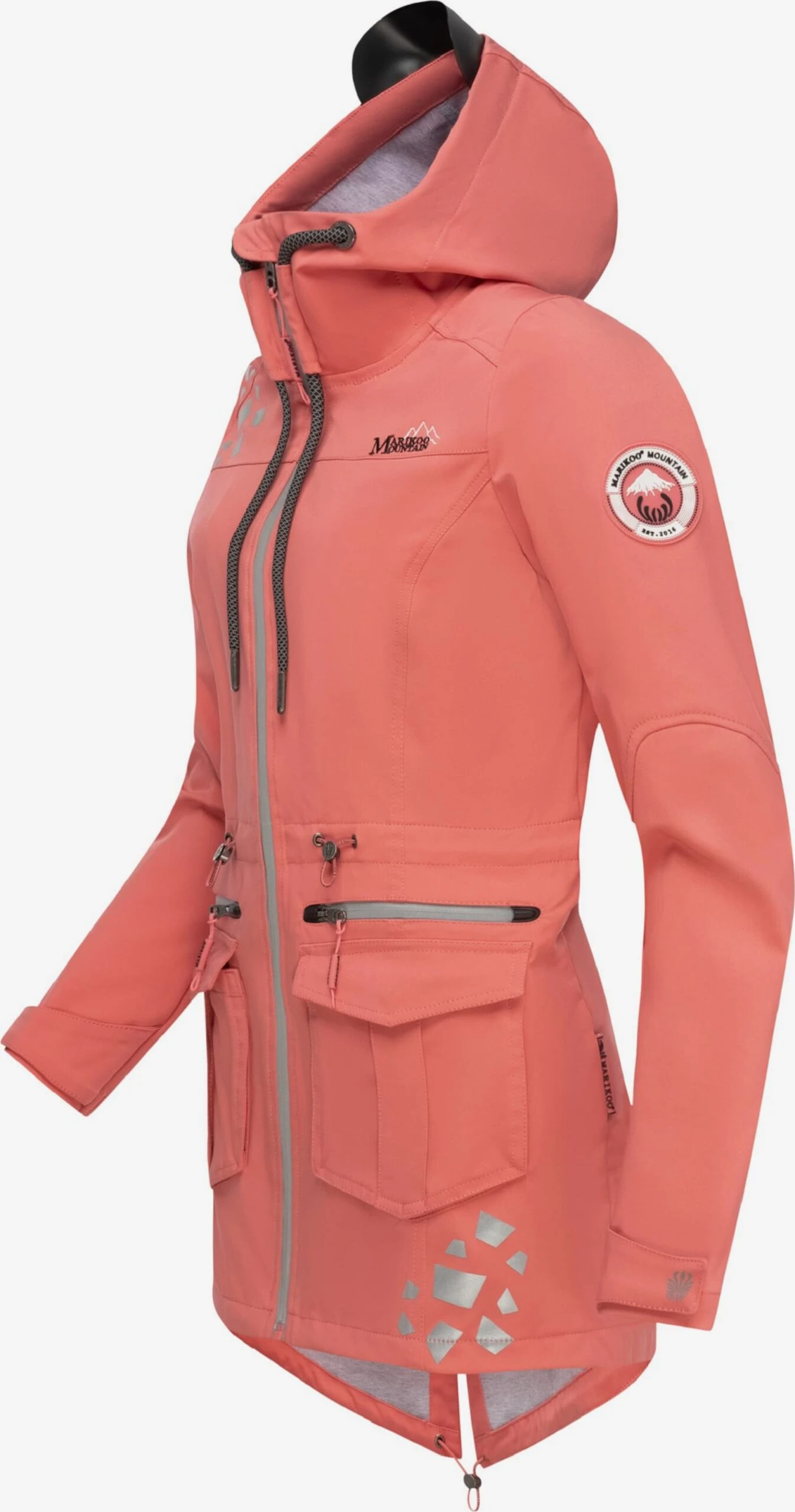 Marikoo Vestes Dextérieur Veste Fonctionnelle Ulissaa Femme Corail 2 Marikoo Vestes Dextérieur Veste Fonctionnelle Ulissaa Femme Corail – Image 2