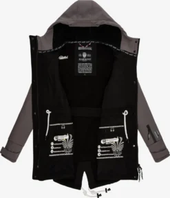 Marikoo Manteaux De Pluie Manteau Fonctionnel Zimtzicke Femme Taupe -Marikoo ddeb123f829b2949de5fc230bfed0ee4 scaled