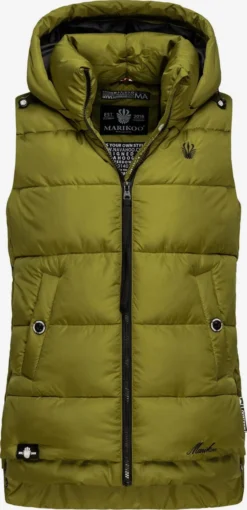 Marikoo Vestes Sans Manches Gilet Zarinaa Femme Olive