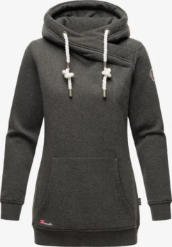 Marikoo Sweats à Capuche Sweat-shirt Izuyaa Femme Gris Foncé
