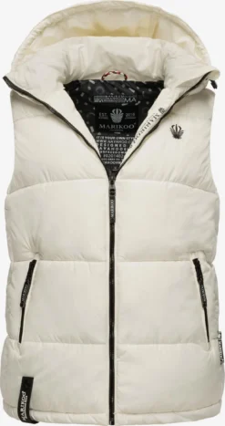 Marikoo Vestes Sans Manches Gilet Eisflöckchen Femme Blanc Cassé -Marikoo e115a9e516573b596fb8a6454135d7d0 scaled