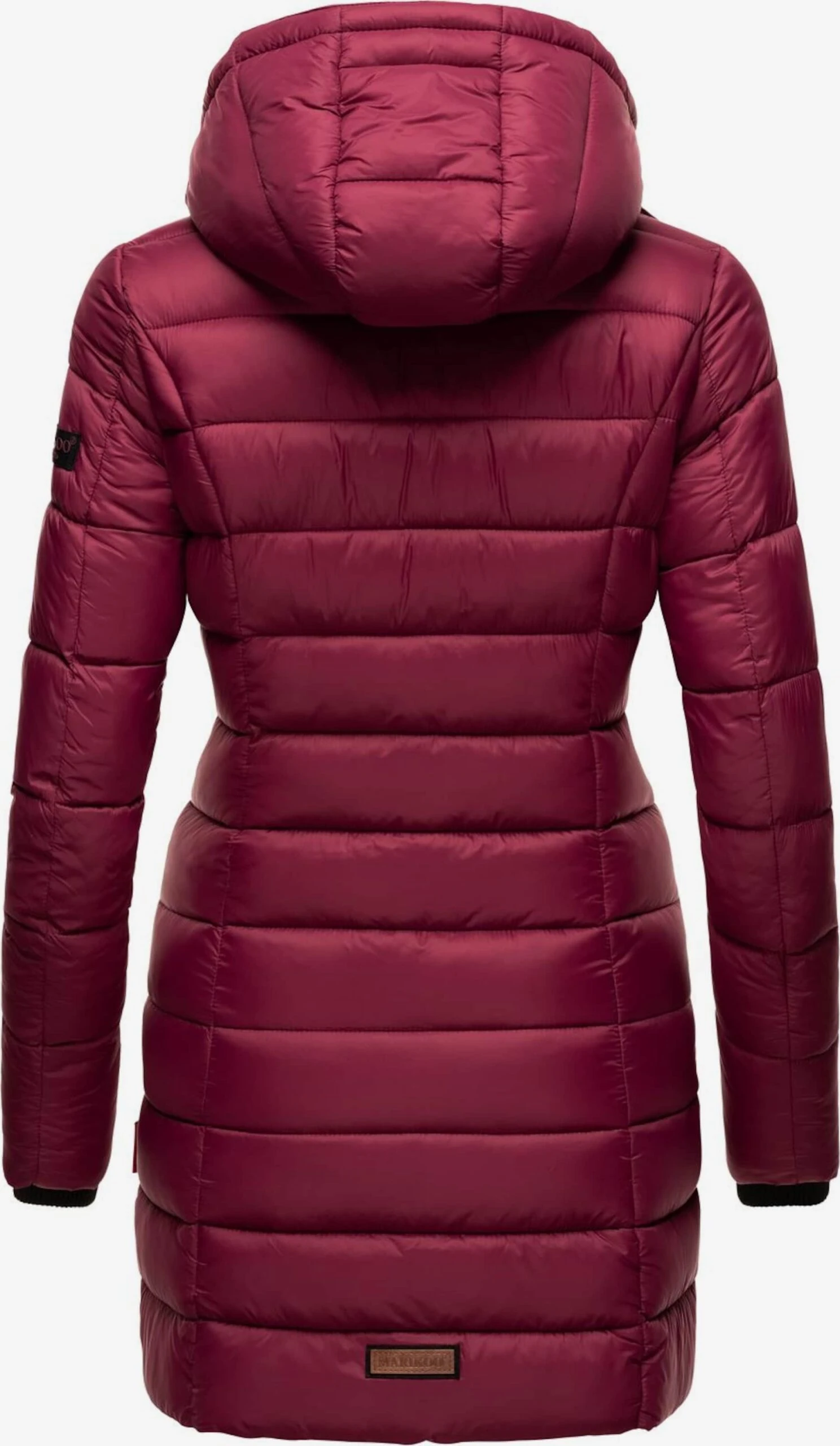 Marikoo Manteaux Courts Manteau D’hiver Abendsternchen Femme Rouge Rubis 2 Marikoo Manteaux Courts Manteau D’hiver Abendsternchen Femme Rouge Rubis – Image 2