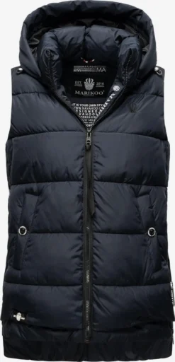 Marikoo Vestes Sans Manches Gilet Zarinaa Femme Bleu Marine