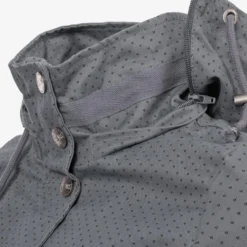 Marikoo Parkas Parka Mi-saison Nyokoo Femme Gris Basalte / Gris Argenté -Marikoo e4244d88c5297c89ee024278509b7268