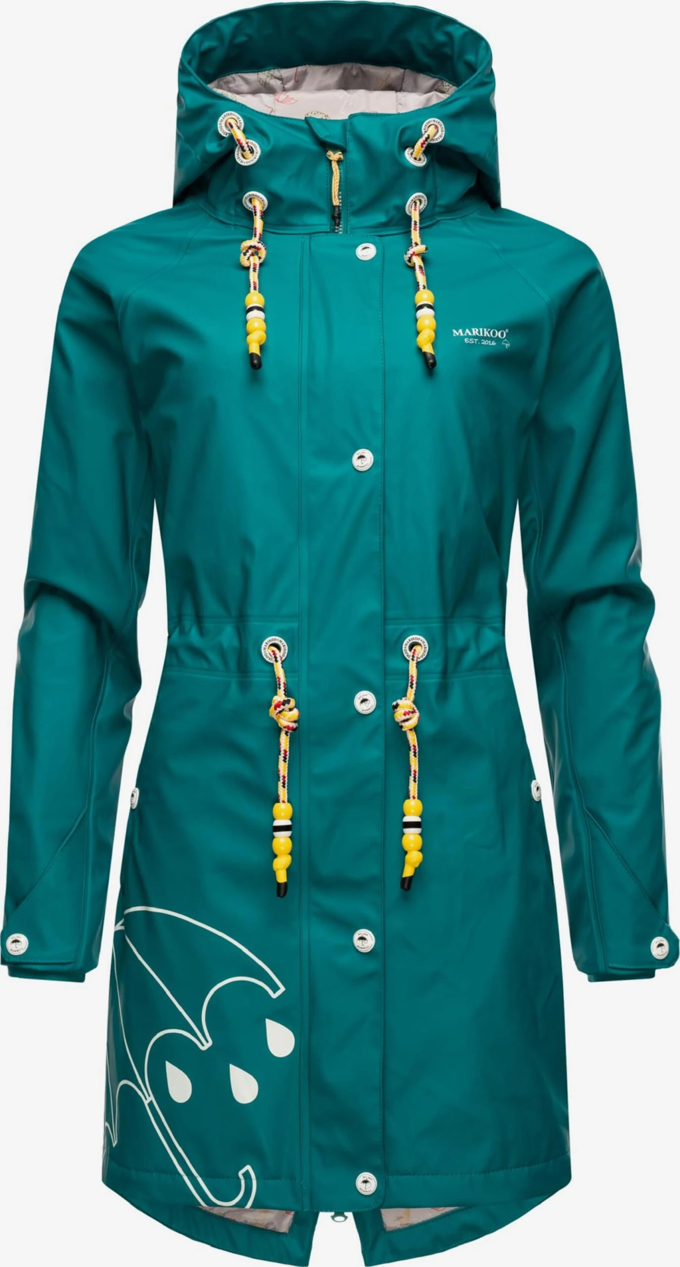 Marikoo Manteaux De Pluie Manteau Fonctionnel Femme Vert Foncé 1 Marikoo Manteaux De Pluie Manteau Fonctionnel Femme Vert Foncé