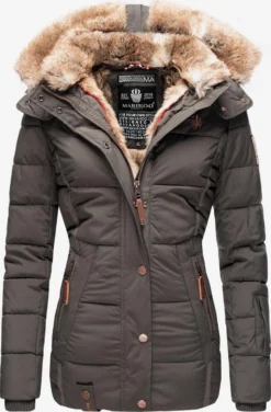 Marikoo Vestes Matelassées Veste D’hiver Nekoo Femme Taupe