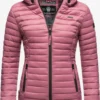 Marikoo Vestes De Mi-saison Veste Mi-saison Samtpfote Femme Rose