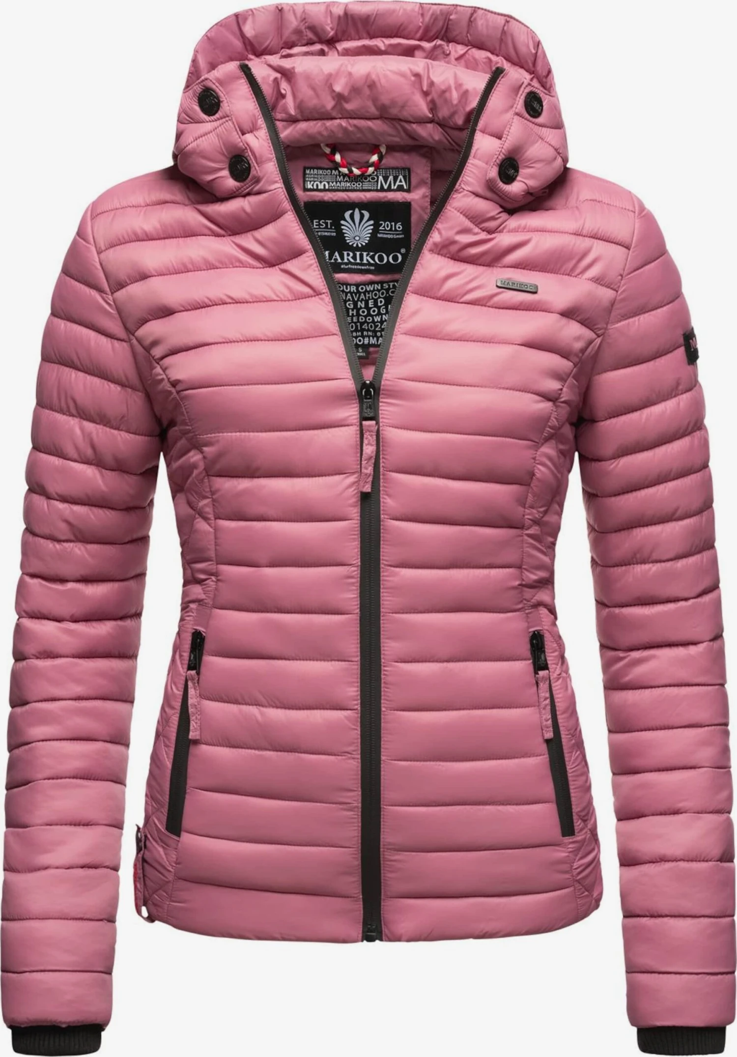 Marikoo Vestes De Mi-saison Veste Mi-saison Samtpfote Femme Rose 1 Marikoo Vestes De Mi-saison Veste Mi-saison Samtpfote Femme Rose